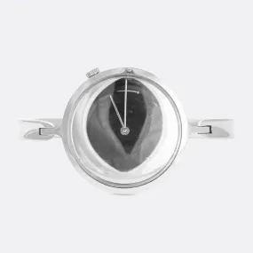 1970s Minimalist Chopard Jensen Stainless Steel Torun Wristwatch