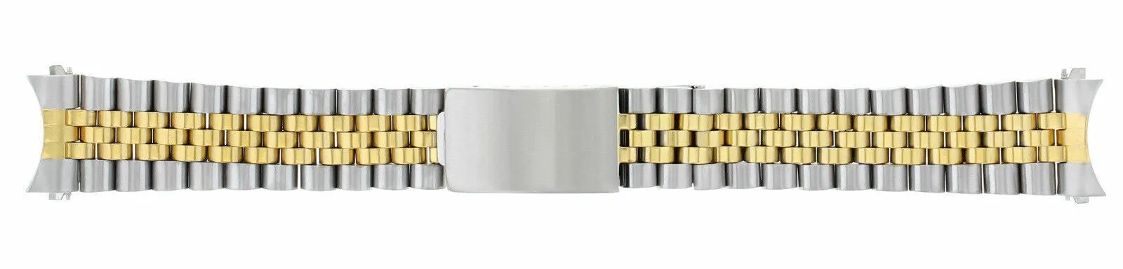 19MM JUBILEE WATCH BAND FOR 34MM ROLEX OYSTER PERPETUAL15000 15010 15505 T/TONE