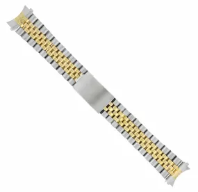 19MM JUBILEE WATCH BAND FOR 34MM ROLEX OYSTER PERPETUAL15000 15010 15505 T/TONE