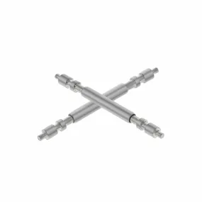2 SPRING BAR PIN FOR ROLEX PRESIDENT DAY DATE 20MM WATCH  STAINLESS STEEL TOP QY