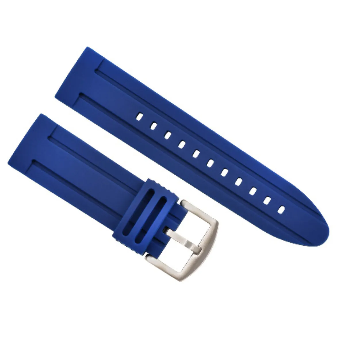 26MM RUBBER WATCH BAND DIVER STRAP FOR INVICTA  6608 4342  16230 RUSSIAN BLUE
