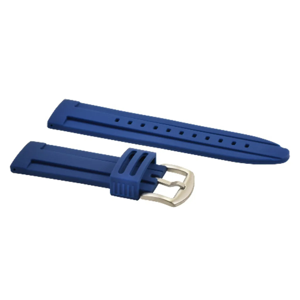 26MM RUBBER WATCH BAND DIVER STRAP FOR INVICTA  6608 4342  16230 RUSSIAN BLUE