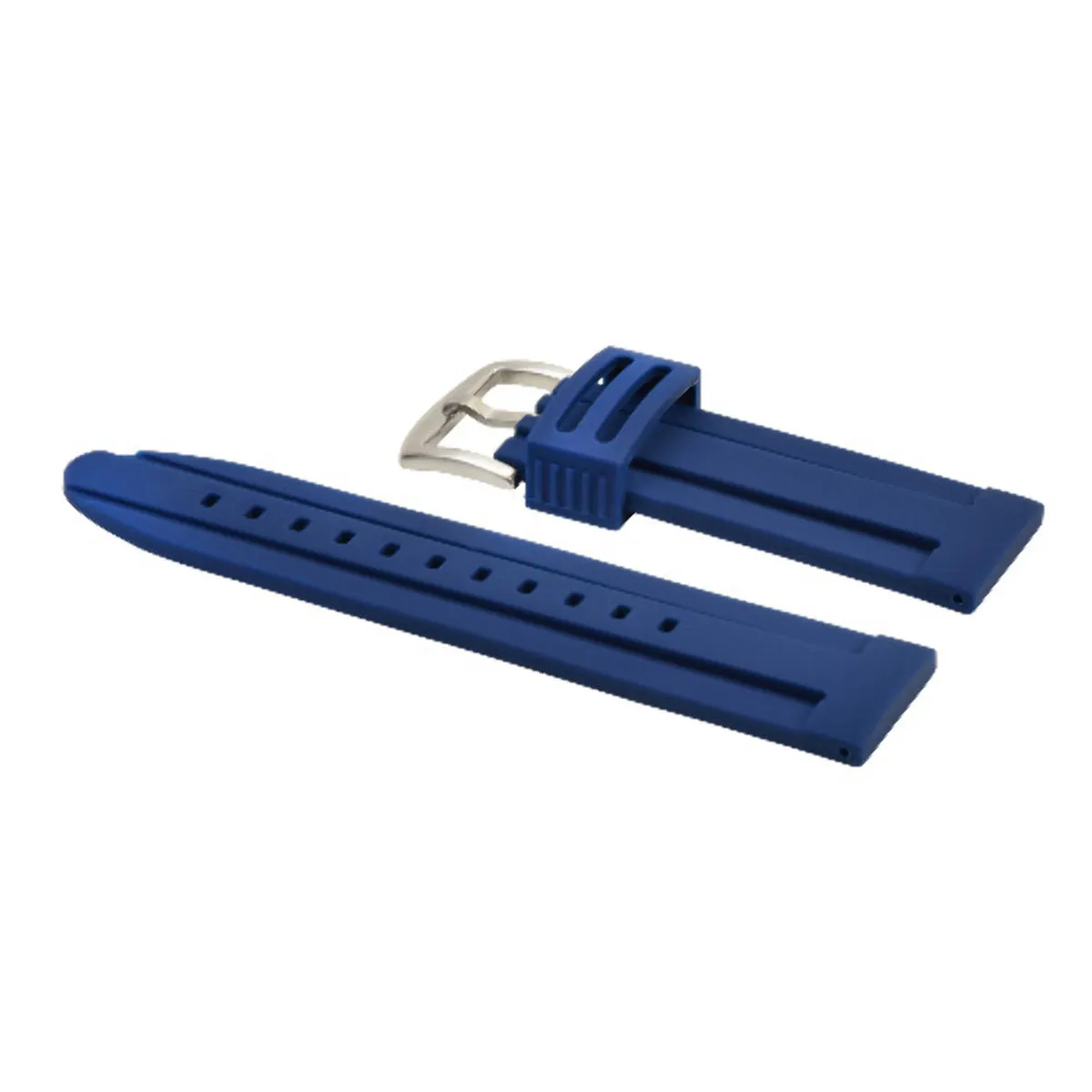 26MM RUBBER WATCH BAND DIVER STRAP FOR INVICTA  6608 4342  16230 RUSSIAN BLUE