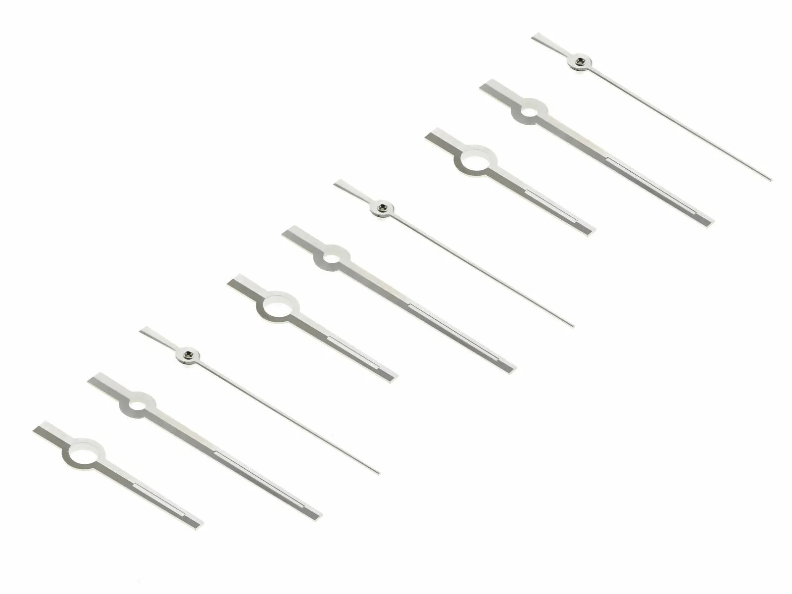 6 SET WATCH HAND STICK FOR MOVEMENT ETA 2824-2 2834-2 2836-2 2846 WATCH SILVER