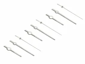 6 SET WATCH HAND STICK FOR MOVEMENT ETA 2824-2 2834-2 2836-2 2846 WATCH SILVER