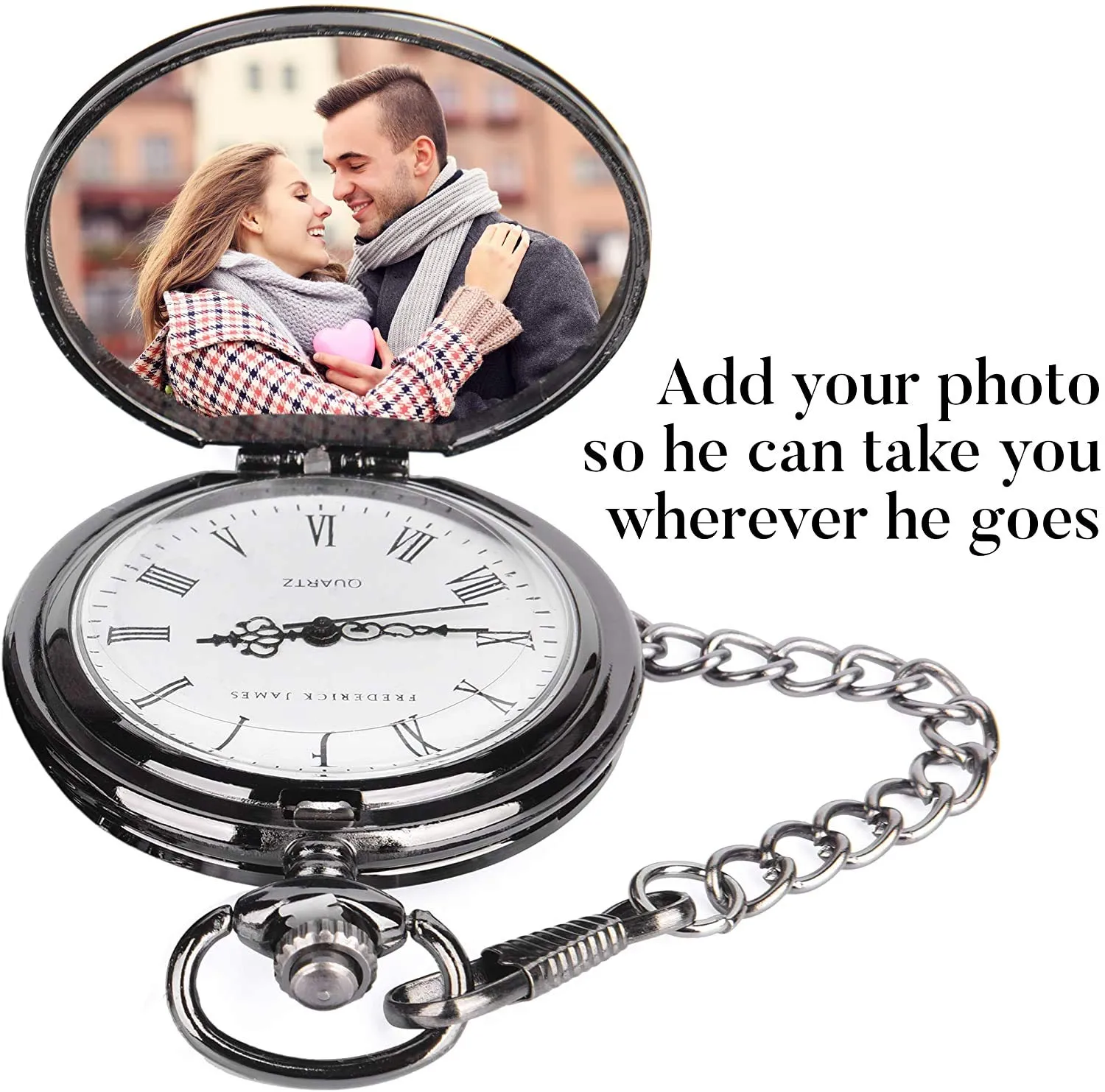 Anniversary Gift's for Him I Anniversary Gift' for Husband - Engraved ‘to My Husband’ Pocket Watch | I Love You Gift for Husband for Birthday I Valentines I Anniversary for Men