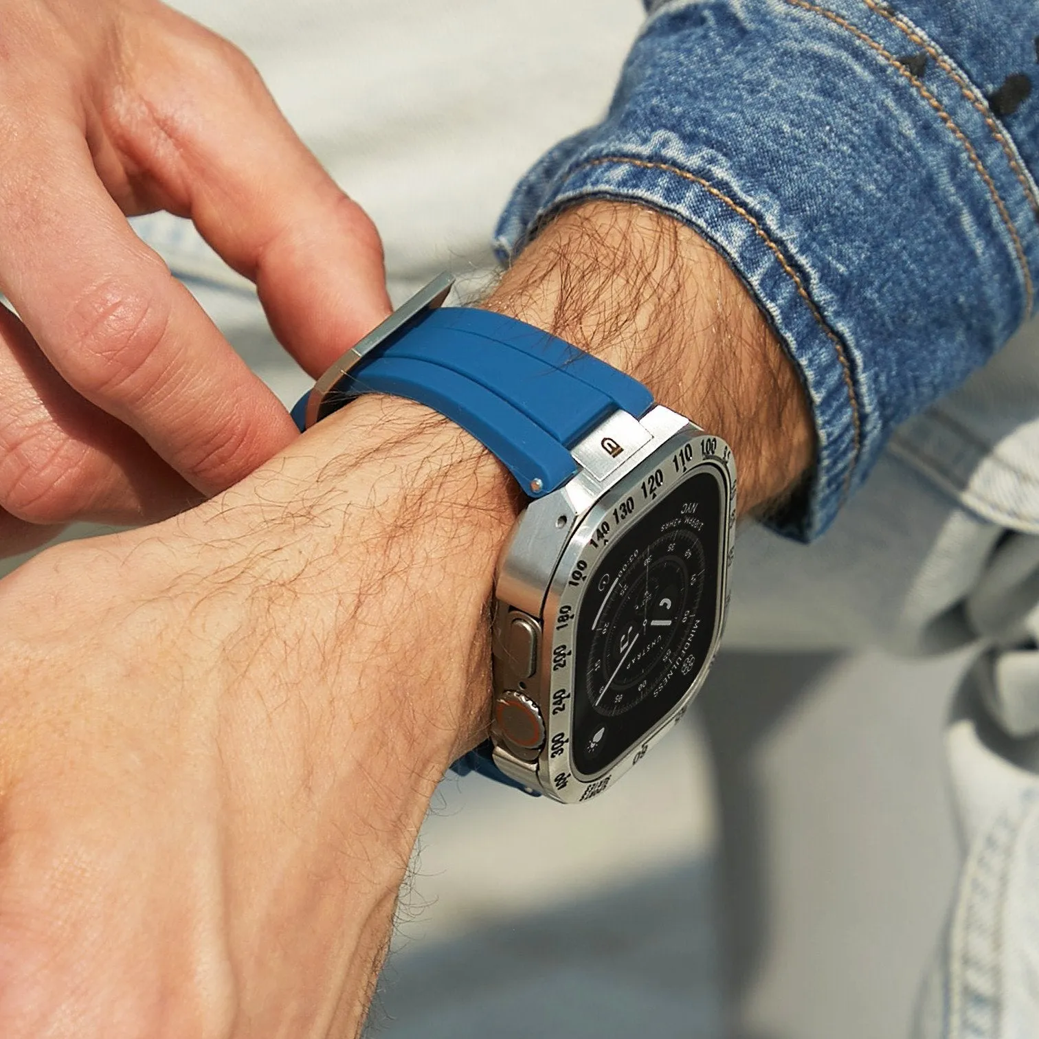 Apple Watch Case Voyage Blue - Rubber