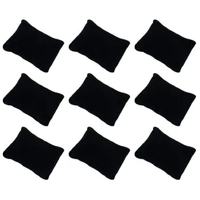 AUEAR, Velvet Bracelet Watch Pillow Black Jewelry Pillows Watch Bracelet Bangle Cushions Display Stand Set for Box (10 Pcs) 10 Pcs