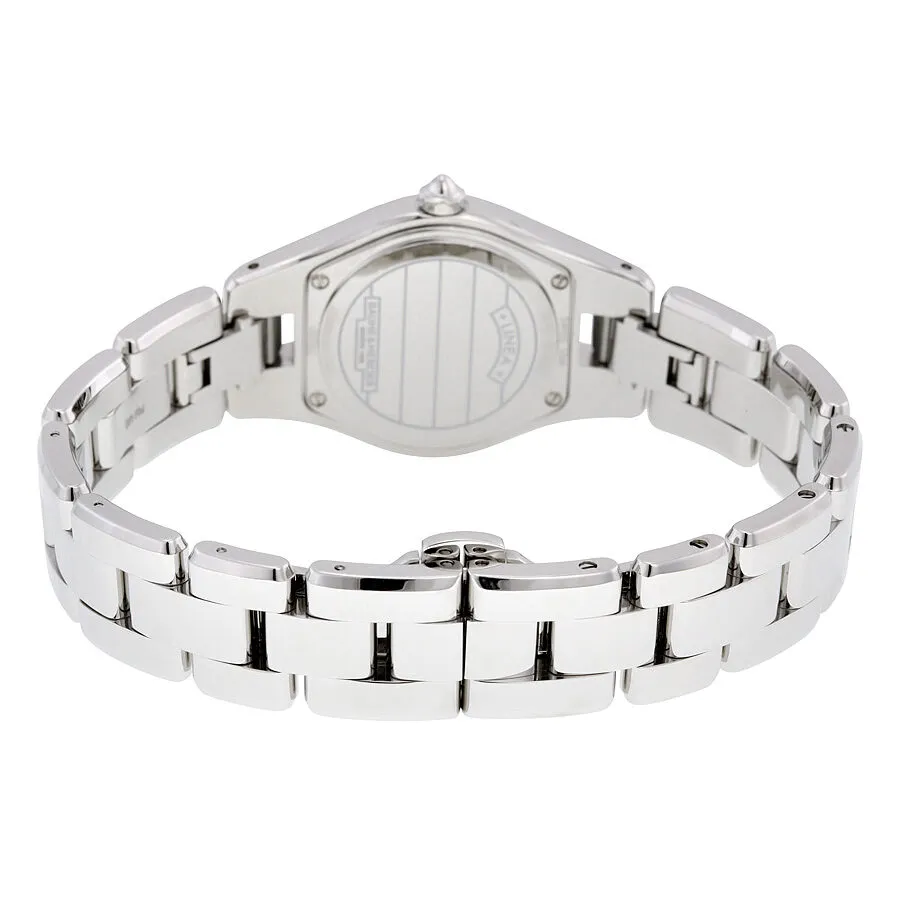 Baume et Mercier Linea Silver Dial Stainless Steel Ladies Watch 10138