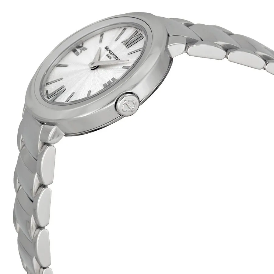 Baume Et Mercier Promesse Silver Dial Stainless Steel Ladies Watch 10157