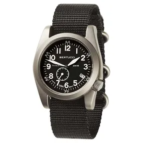 Bertucci A-11T Men's Black Dial Nylon Band Quartz Watch - 13333(2)
