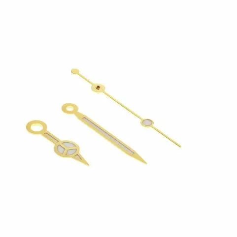 BLACK WATCH HAND FOR TAG HEUER 536.121 QUARTZ MOVEMENT WATCH GOLD