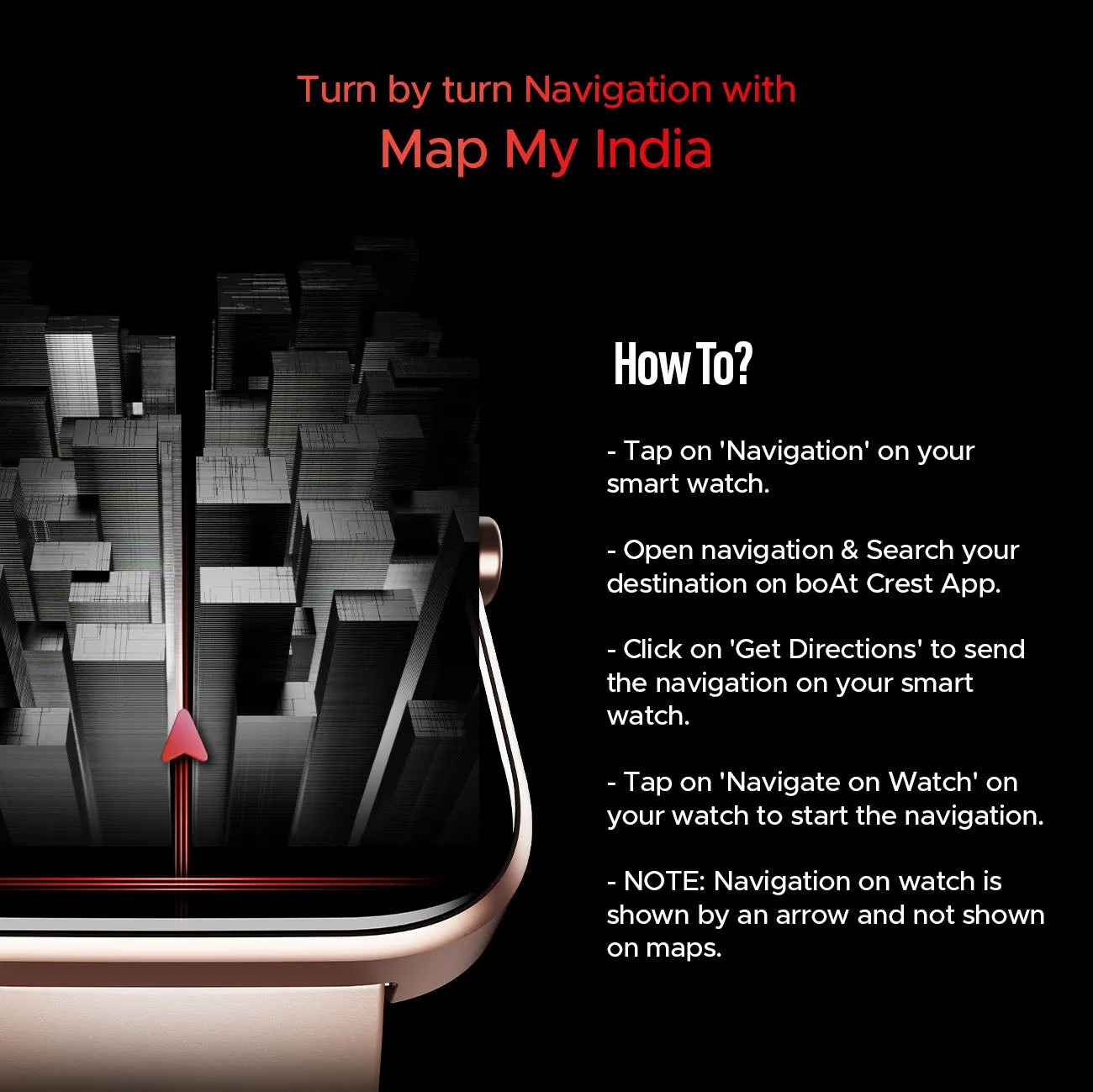 boAt Storm Call 3 | Smartwatch with built-in Map Navigation, 1.83" HD Display, BT Calling, 700  Activity Modes, SOS Feature