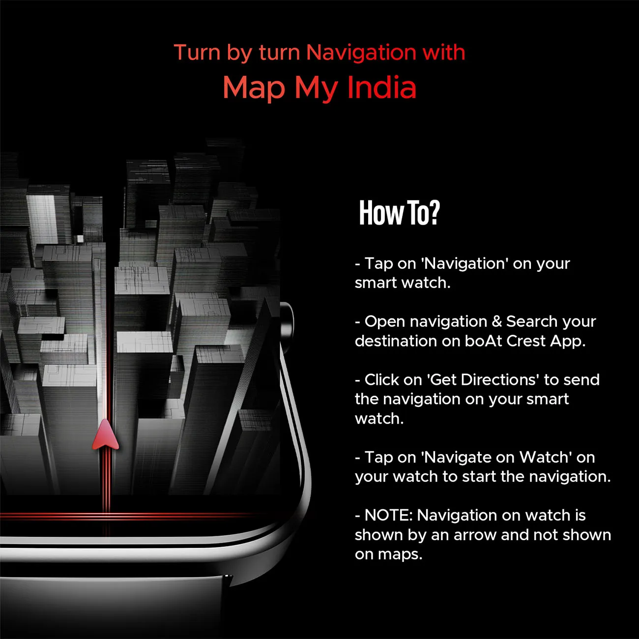 boAt Storm Call 3 | Smartwatch with built-in Map Navigation, 1.83" HD Display, BT Calling, 700  Activity Modes, SOS Feature