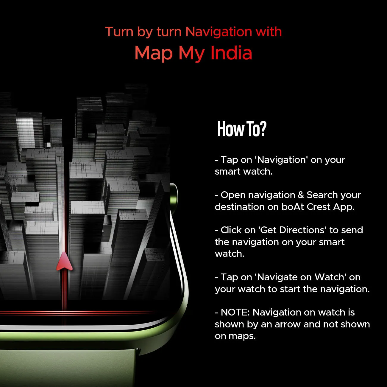boAt Storm Call 3 | Smartwatch with built-in Map Navigation, 1.83" HD Display, BT Calling, 700  Activity Modes, SOS Feature