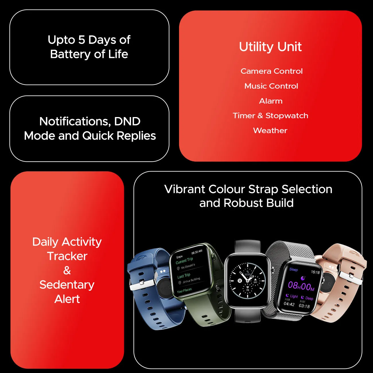 boAt Storm Call 3 | Smartwatch with built-in Map Navigation, 1.83" HD Display, BT Calling, 700  Activity Modes, SOS Feature