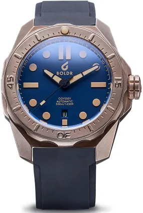 Boldr Watch Odyssey Bronze Prussian Blue Limited Edition D