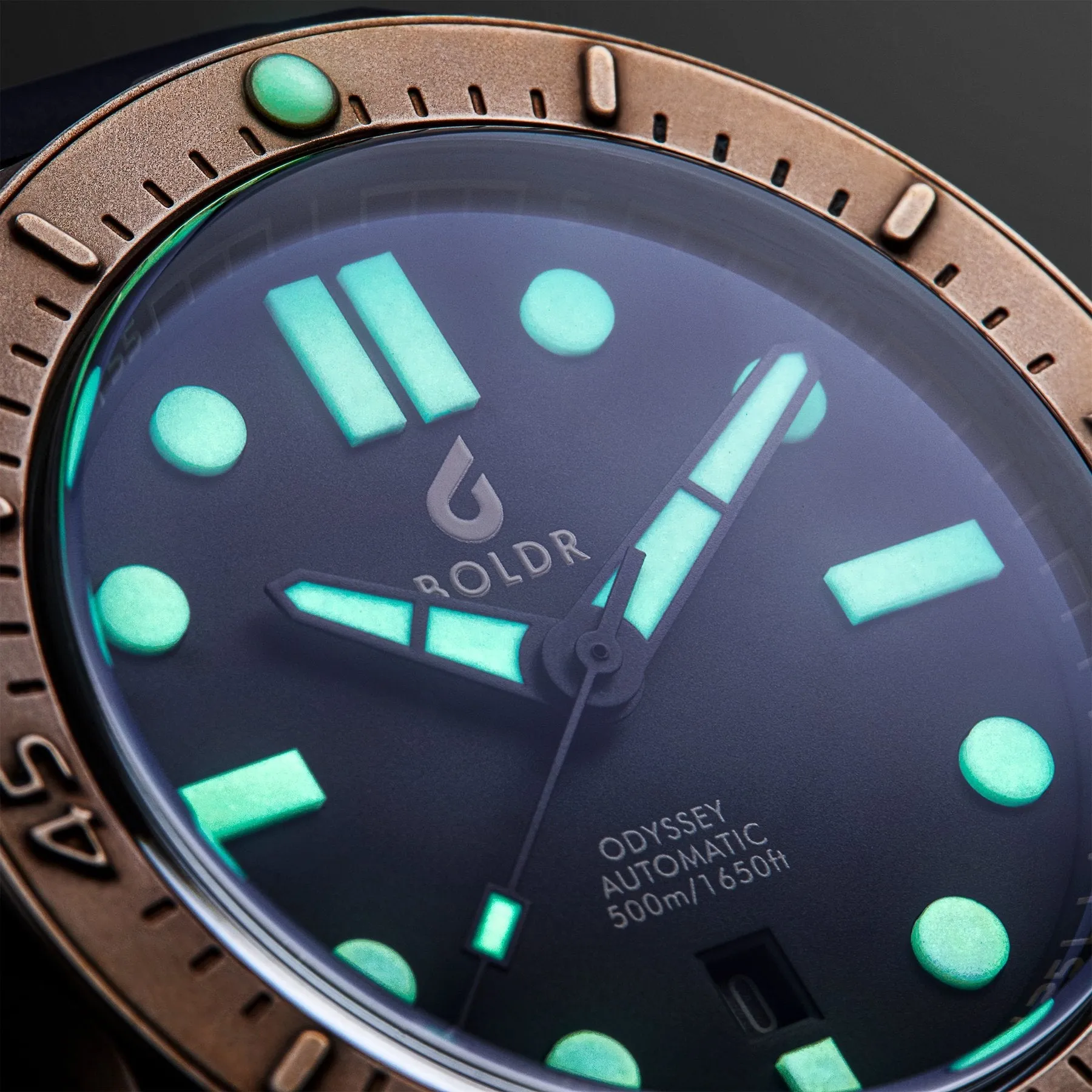 Boldr Watch Odyssey Bronze Prussian Blue Limited Edition D