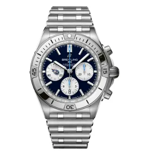 Breitling Chronomat B01 42 NFL Tennessee Titans Edition with Stainless Steel Bracelet