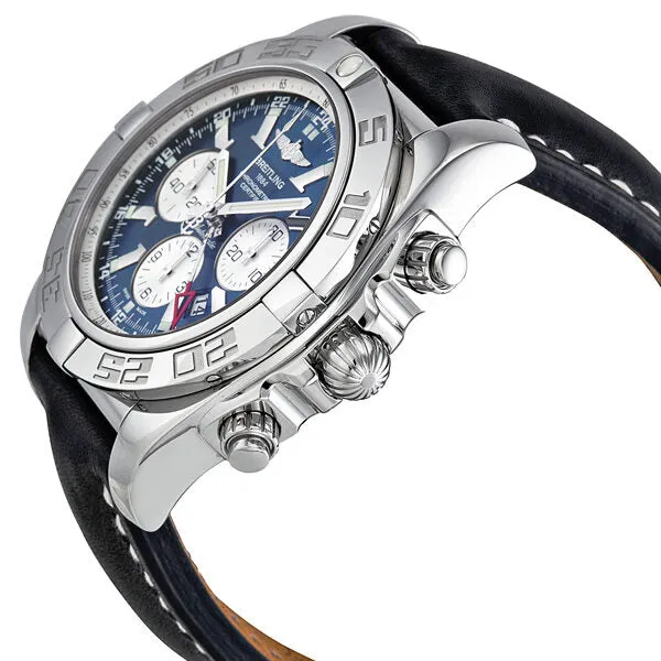 Breitling Chronomat GMT Automatic Chronograph Blue Dial Men's Watch AB041012-C834BKLT AB041012/C834BKLT