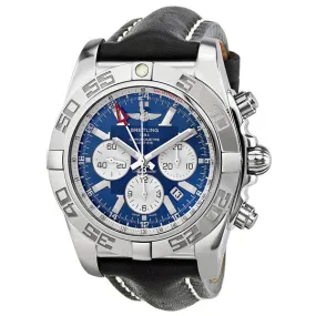 Breitling Chronomat GMT Automatic Chronograph Blue Dial Men's Watch AB041012-C834BKLT AB041012/C834BKLT