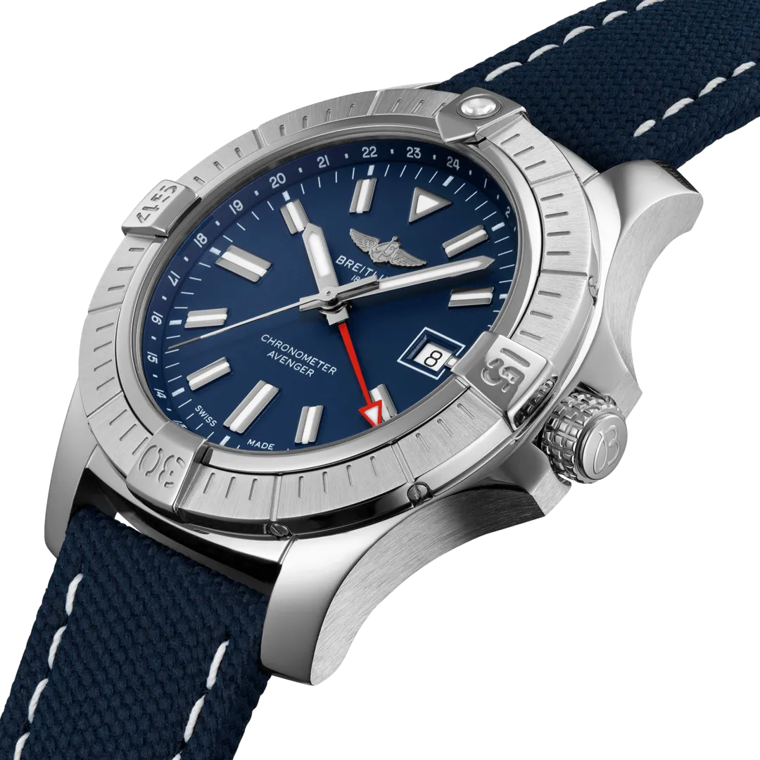 BRT Watch Avenger AutoMTic GMT 45 Leather Tang Type D