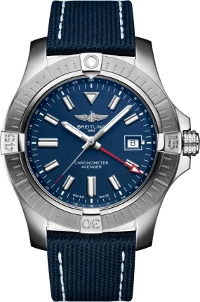 BRT Watch Avenger AutoMTic GMT 45 Leather Tang Type D