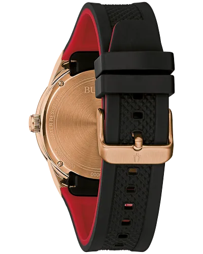 Bulova 97C111 Futuro Black Silicone Strap Men Watches