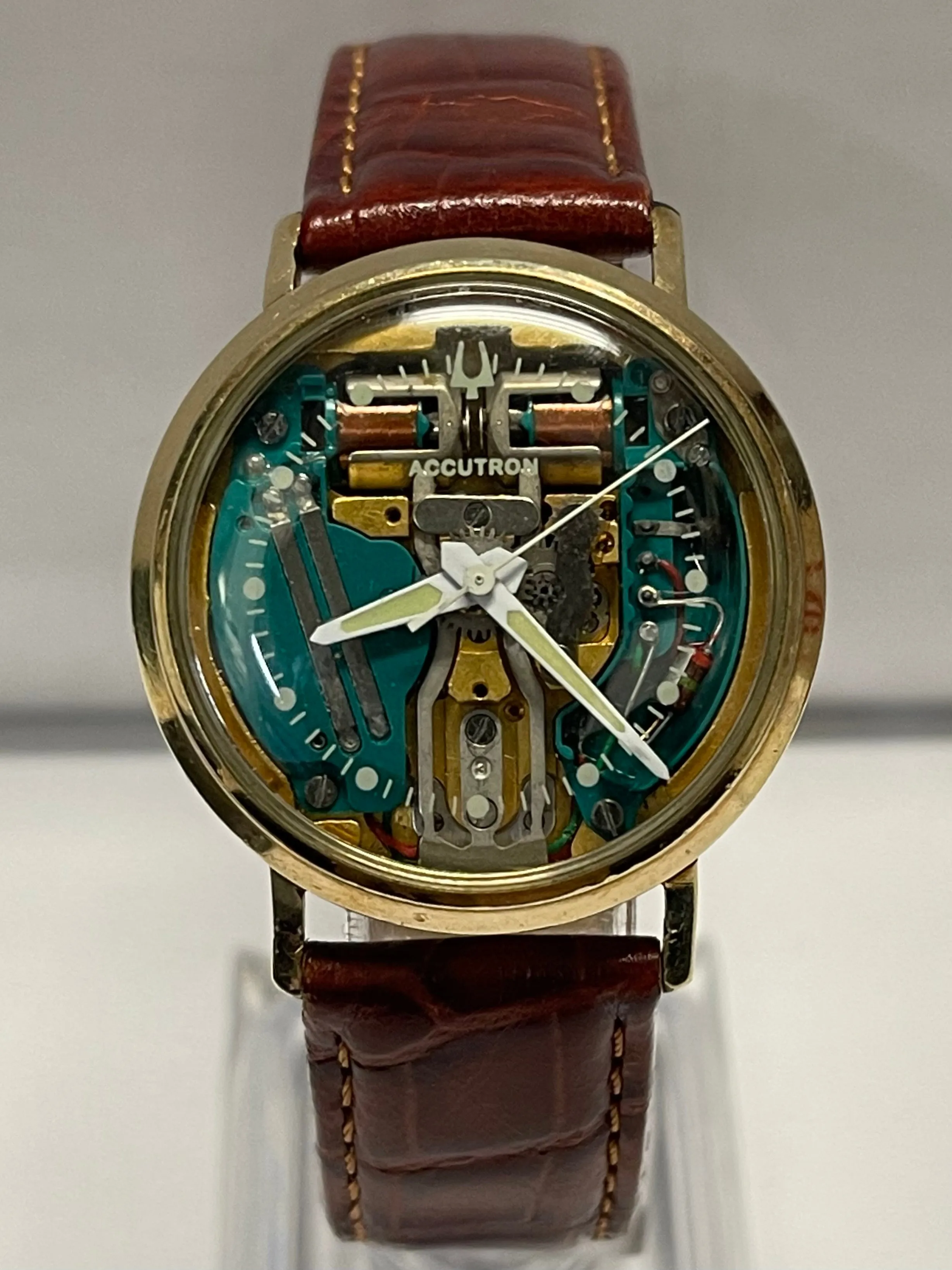 BULOVA Electric Rare Vintage 1950's Skeleton Design Men's Watch - $6K APR w/COA!