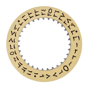 CALENDAR DATE DISC FOR ROLEX SUBMARINER 5513 GMT 1675 1680 1530 ARABIC CHAMAGNE