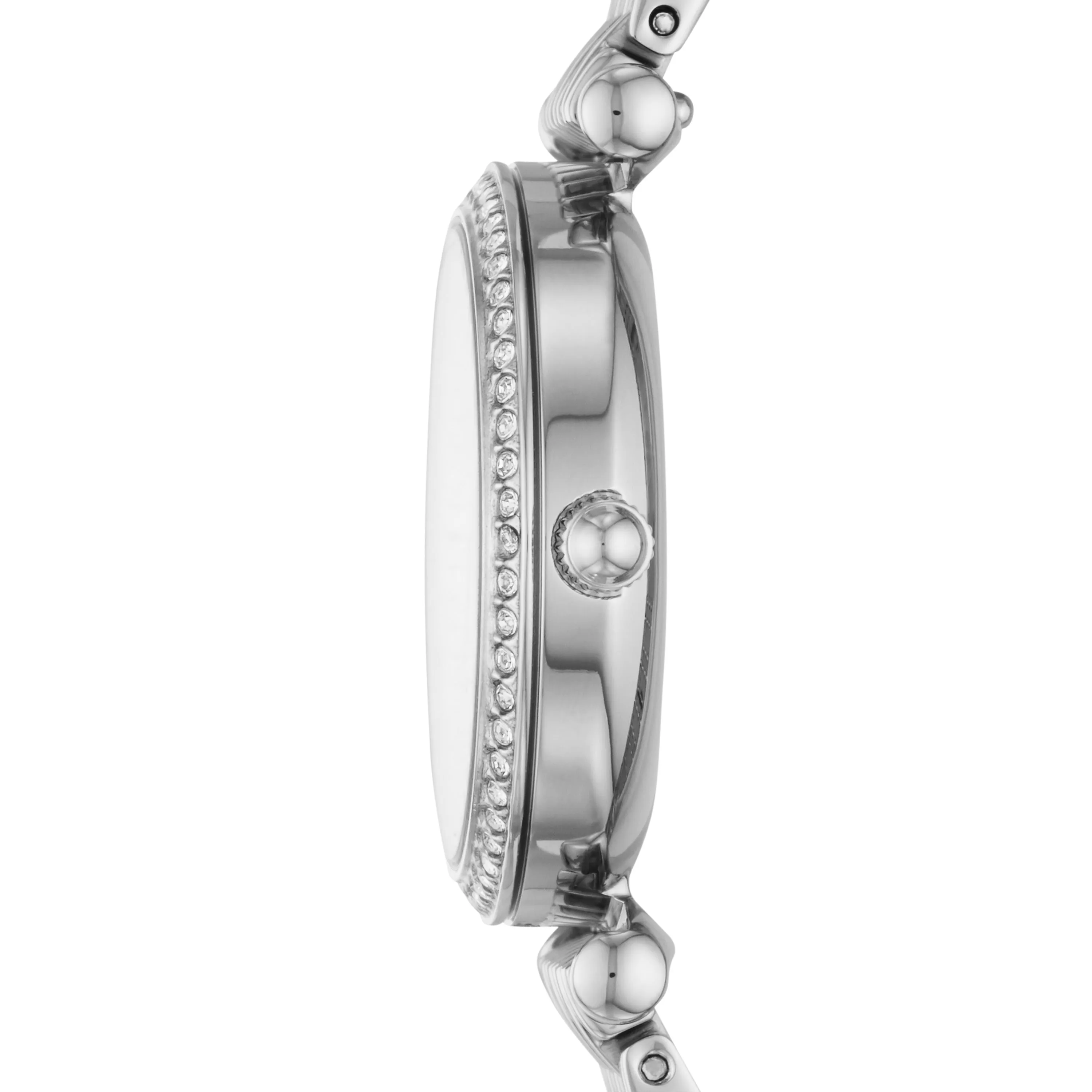 Carlie Mini Three-Hand Stainless Steel Watch