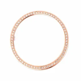 crystal bezel ring adhesive cover for Samsung watch 42mm - Rose Gold