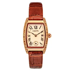 Fashion Retro Classic Roman Crystal Women Watches