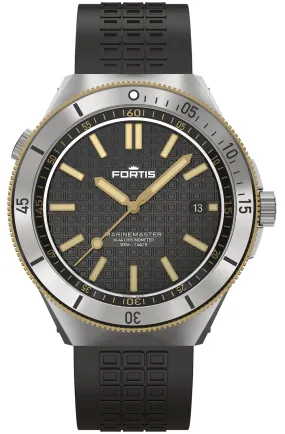 Fortis Marinemaster M 44 Black Resin Gold Limited Edition