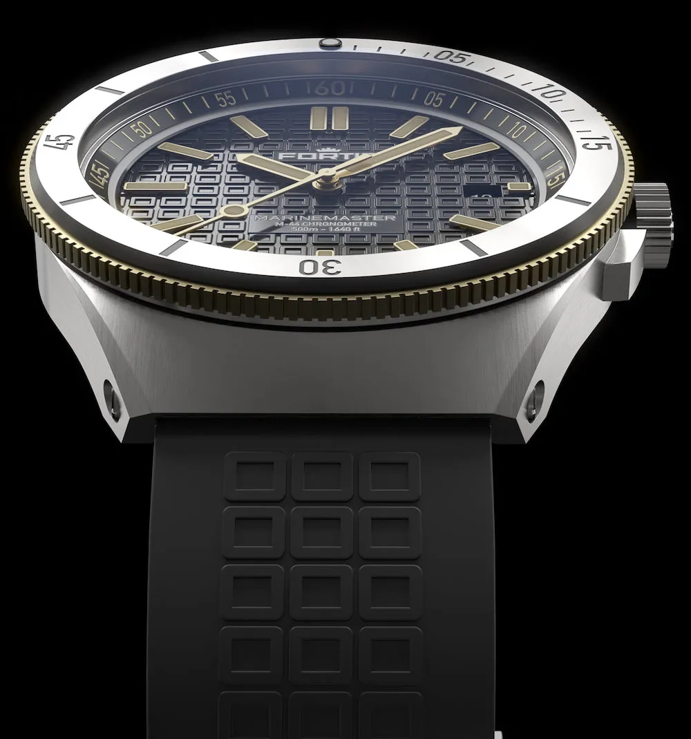 Fortis Marinemaster M 44 Black Resin Gold Limited Edition