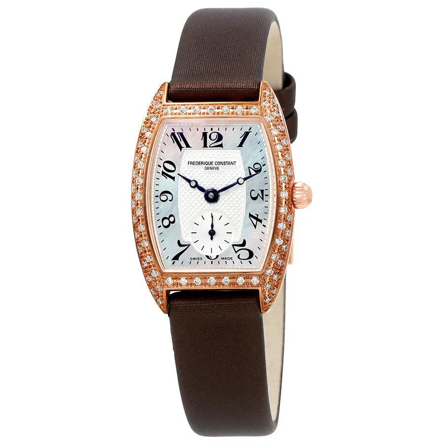 Frederique Constant Art Deco Mother of Pearl Diamond Ladies Watch 235APW1TPV24 FC-235APW1TPV24