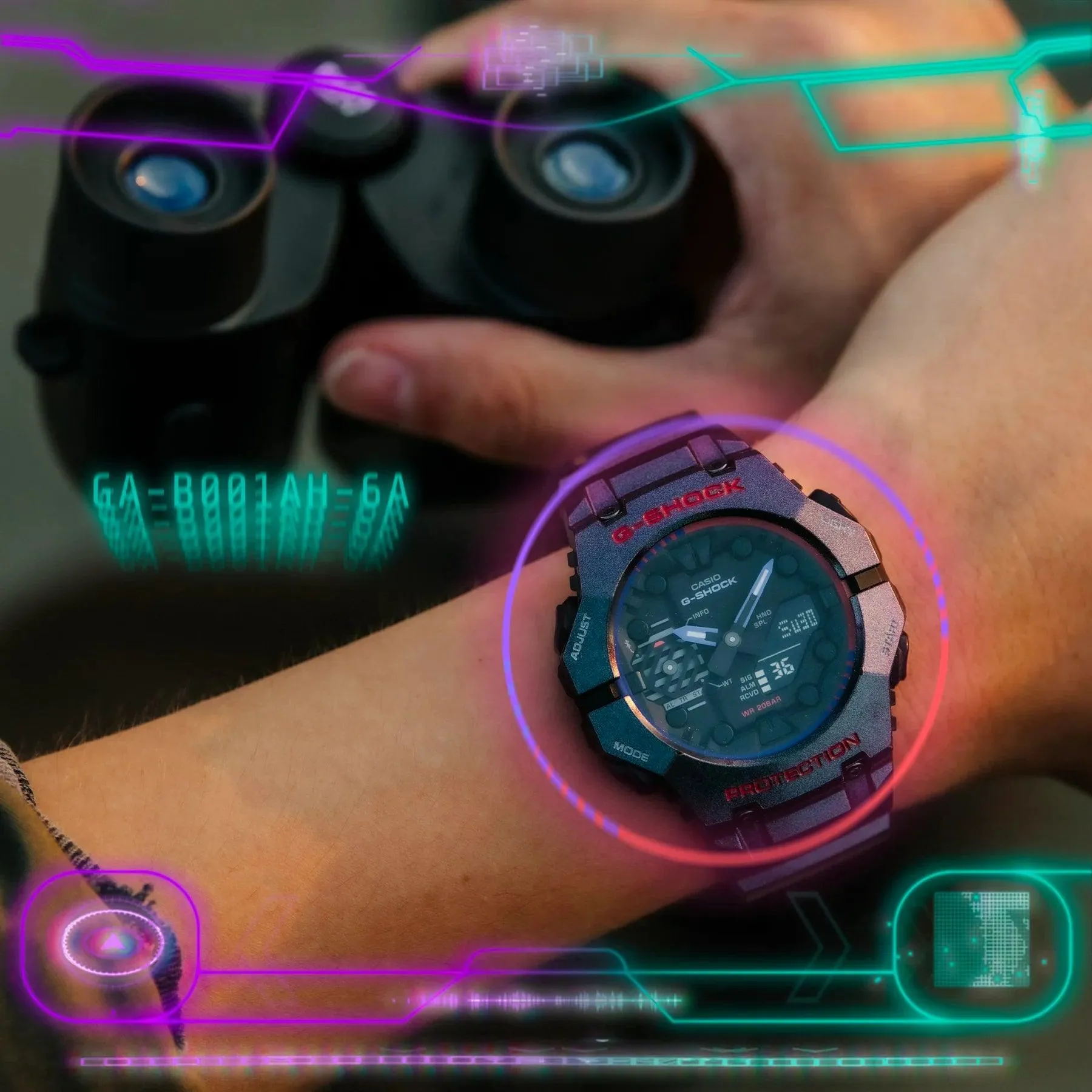G-Shock Aim High Series - Purple Polarized Watch - GAB001AH-6A