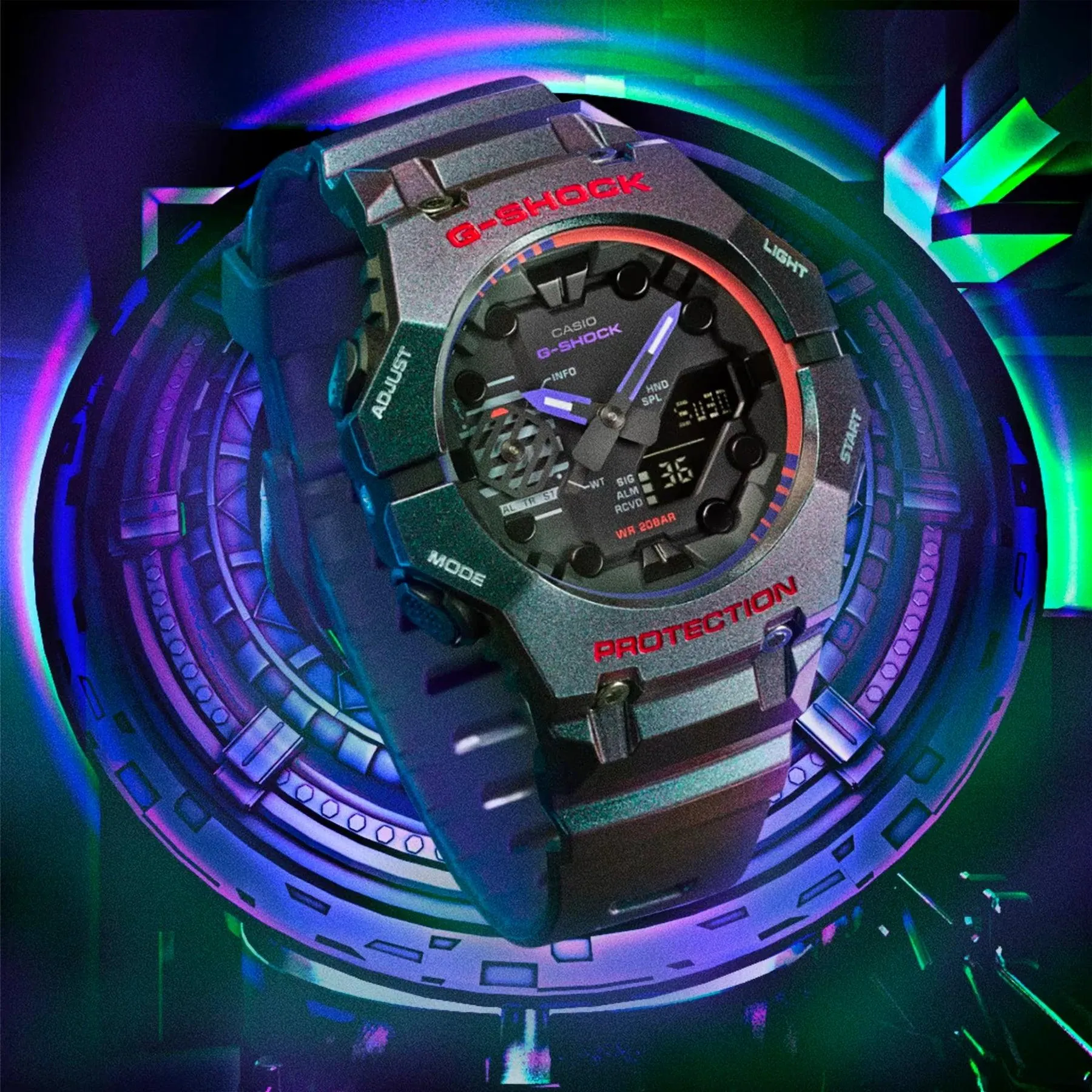 G-Shock Aim High Series - Purple Polarized Watch - GAB001AH-6A
