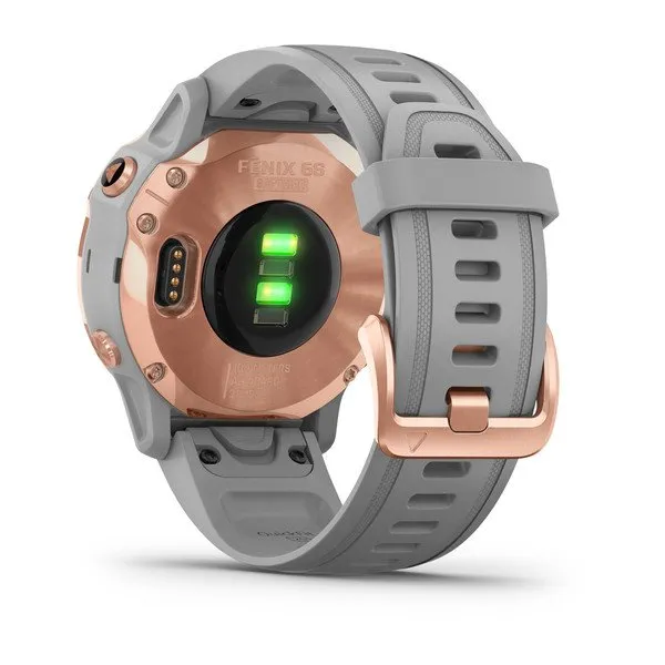 Garmin 010-02159-20 Fēnix® 6S Pro And Sapphire Edition Gray Silicone Strap Unisex Watches