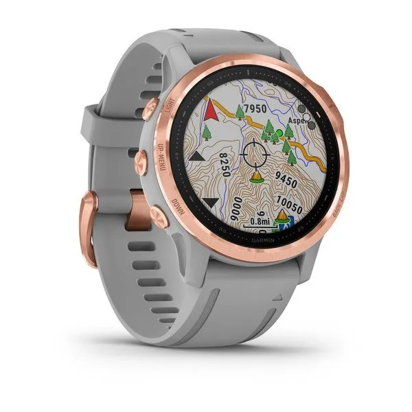 Garmin 010-02159-20 Fēnix® 6S Pro And Sapphire Edition Gray Silicone Strap Unisex Watches