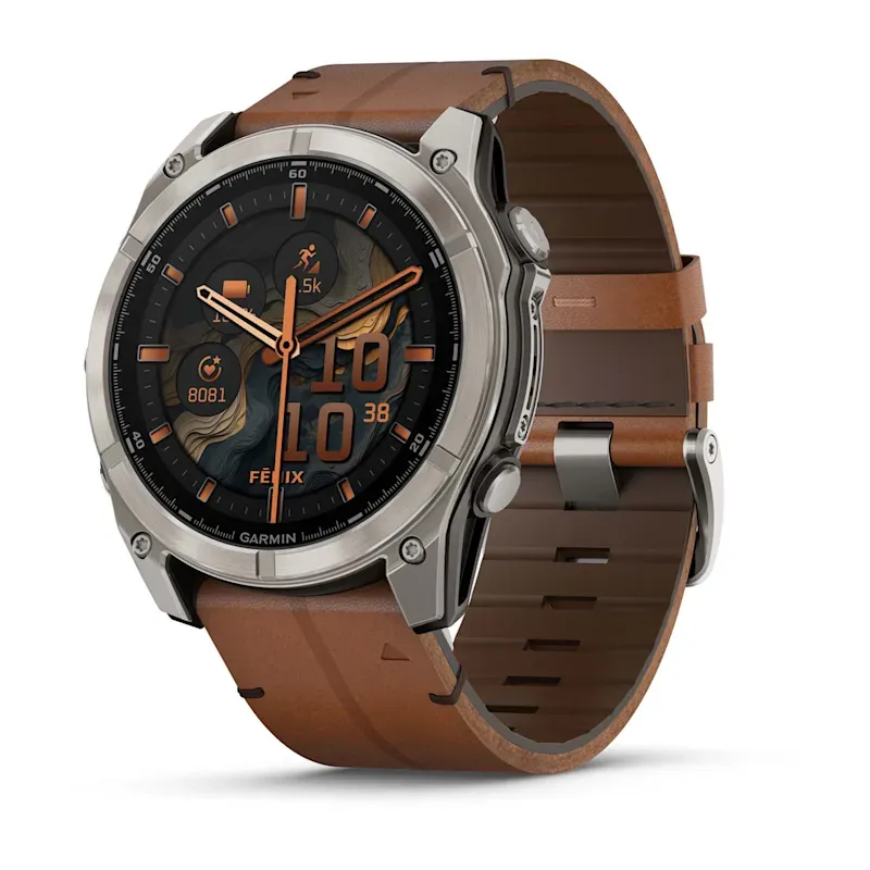GARMIN Fenix 8 Amoled Sapphire Bare Titanium 51mm