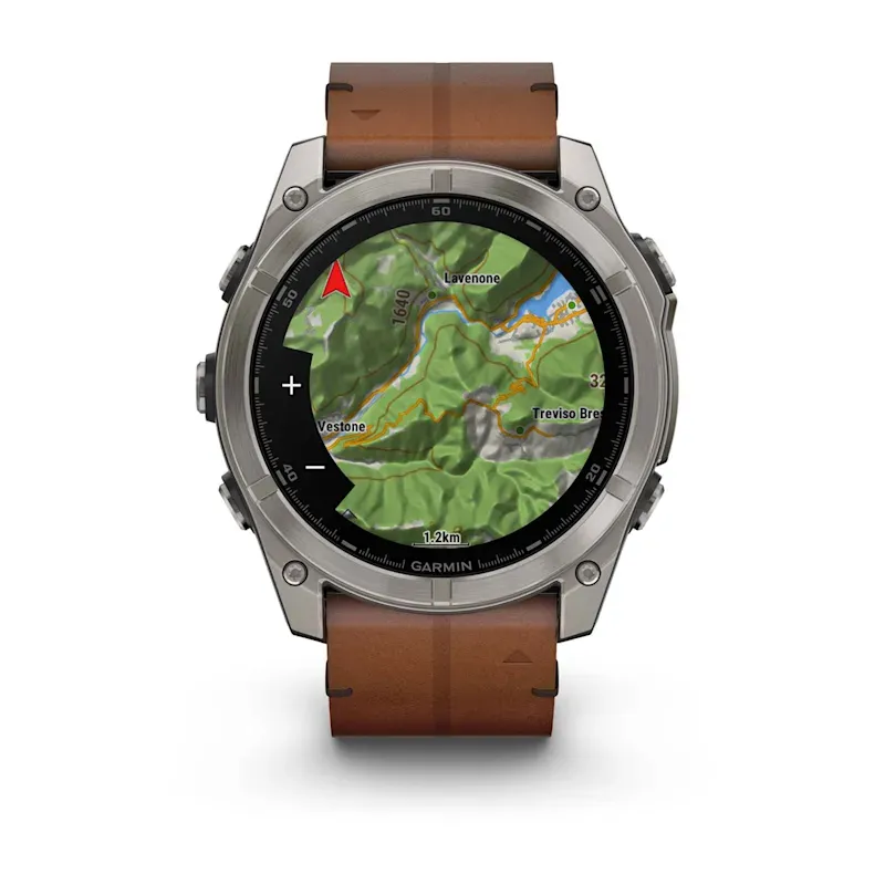 GARMIN Fenix 8 Amoled Sapphire Bare Titanium 51mm