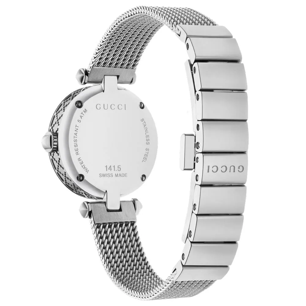 Gucci Diamantissima 27mm MOP Stainless Steel Ladies Watch YA141504
