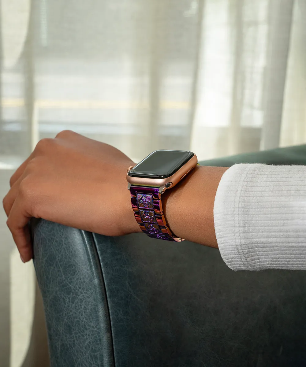 GUESS Logo Stainless Steel Band for Apple 38-40 mm Watch
