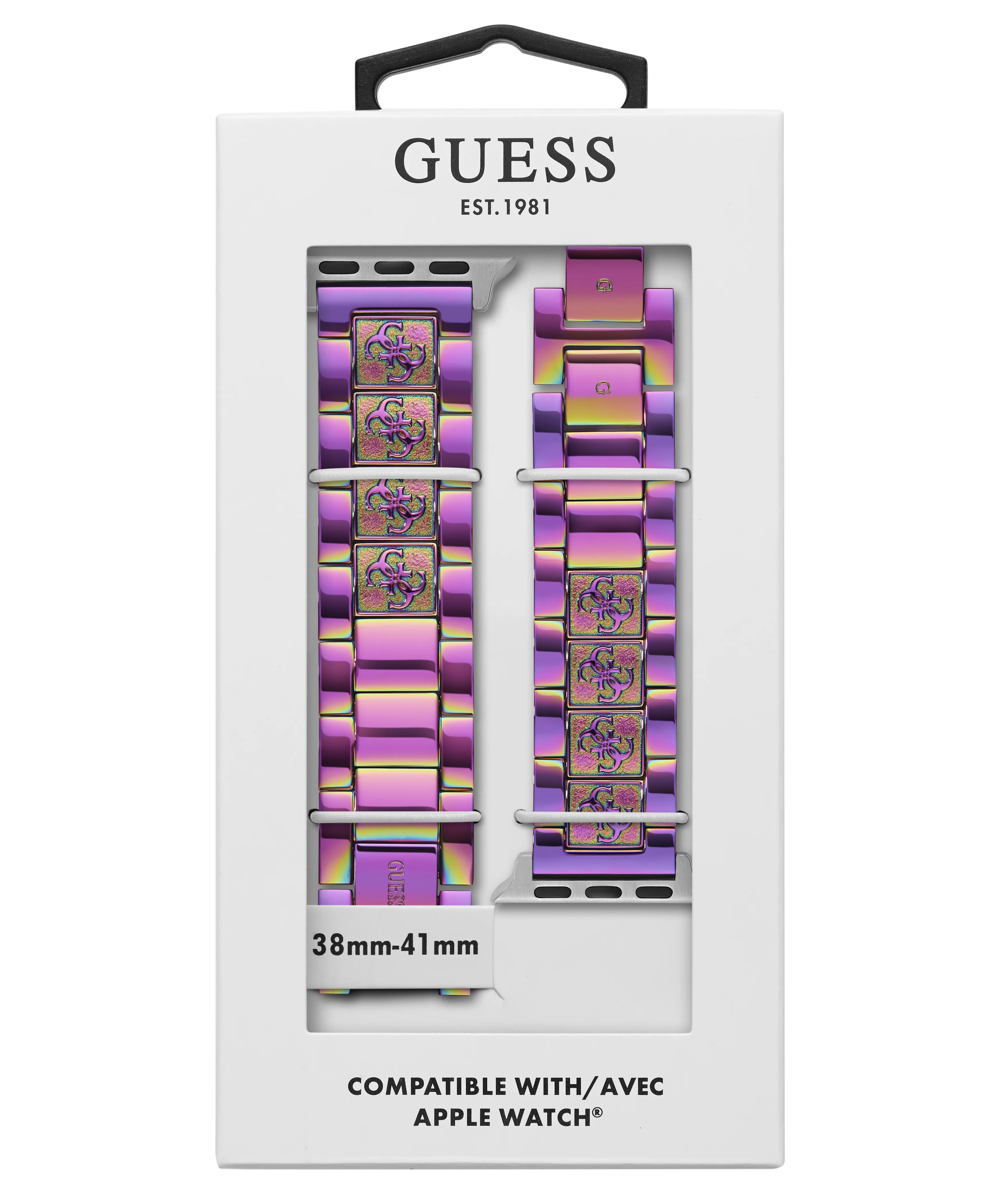 GUESS Logo Stainless Steel Band for Apple 38-40 mm Watch