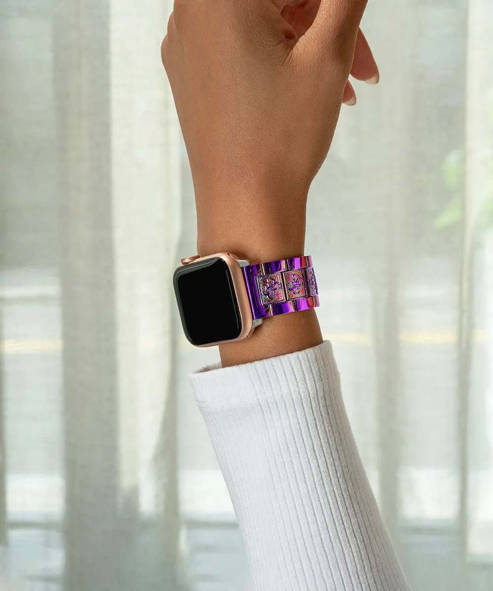 GUESS Logo Stainless Steel Band for Apple 38-40 mm Watch