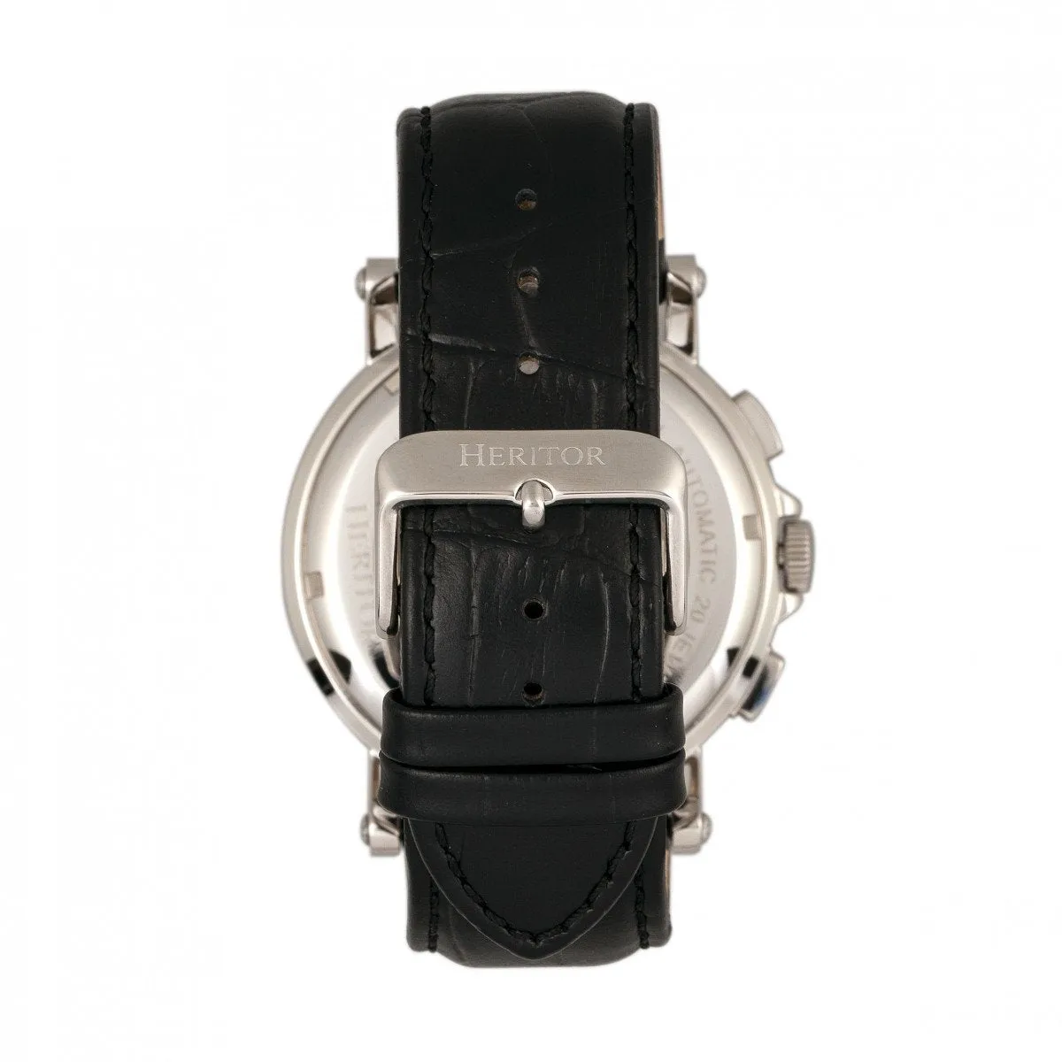 Heritor Automatic Kingsley Leather-Band Watch w/Day/Date