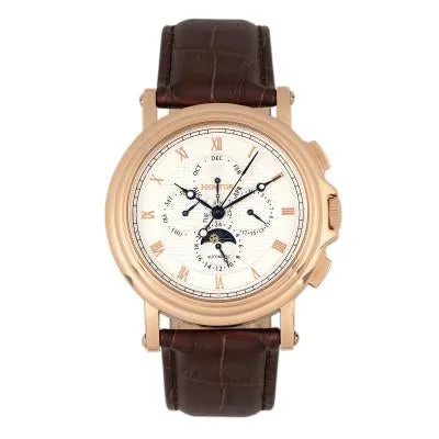 Heritor Automatic Kingsley Leather-Band Watch w/Day/Date