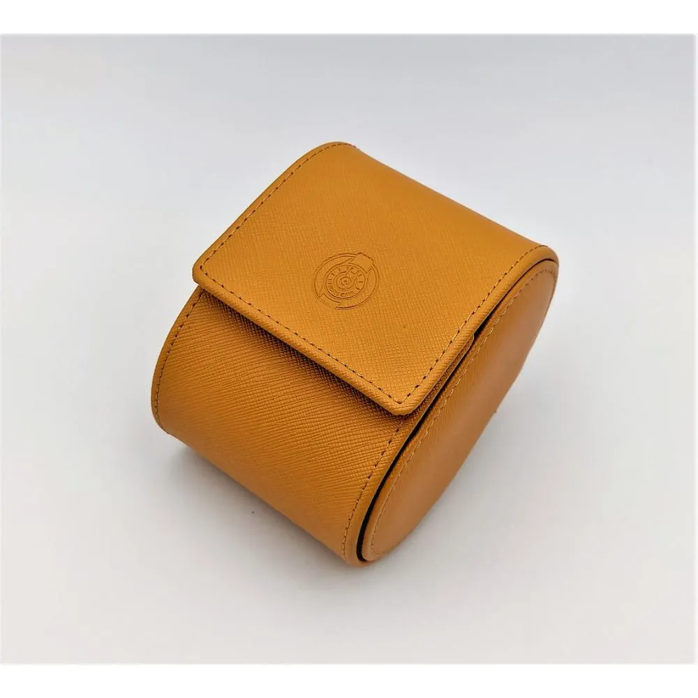 HQ Single Watch Travel Case/Roll - Mustard Yellow