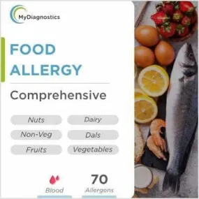 IgE Food Allergy Test (Immunoglobulin E IgE Antibody Blood Test) - Veg & Non-Veg 70 Allergens Test in Gurgaon